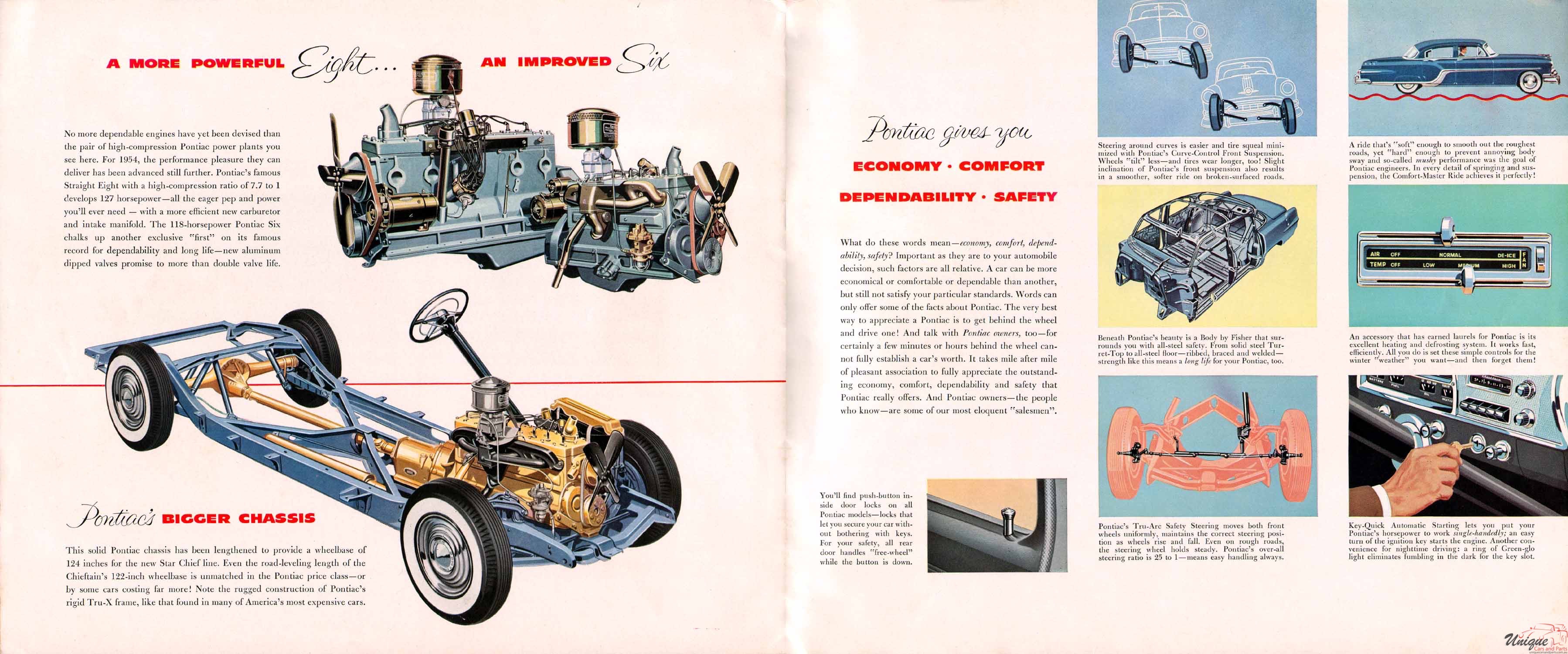 1954 Pontiac Prestige Brochure Page 10